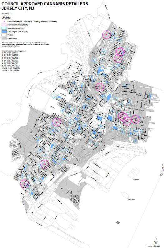 Jersey City cannabis dispensary distance