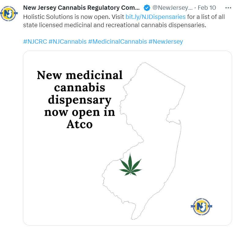 Holistic Solutions cannabis dispensary now open