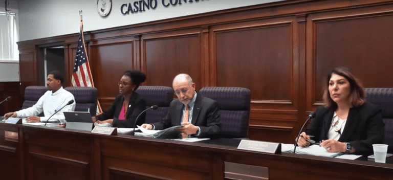 New Jersey adult use cannabis licenses approved at a NJ-CRC meeting pictured here