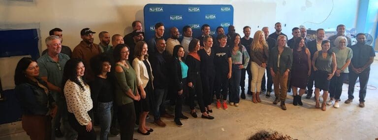 NJEDA cannabis grants won by NJ-CRC license holders to address access to capital are pictured here in a row