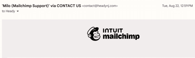 Mailchimp Heady NJ