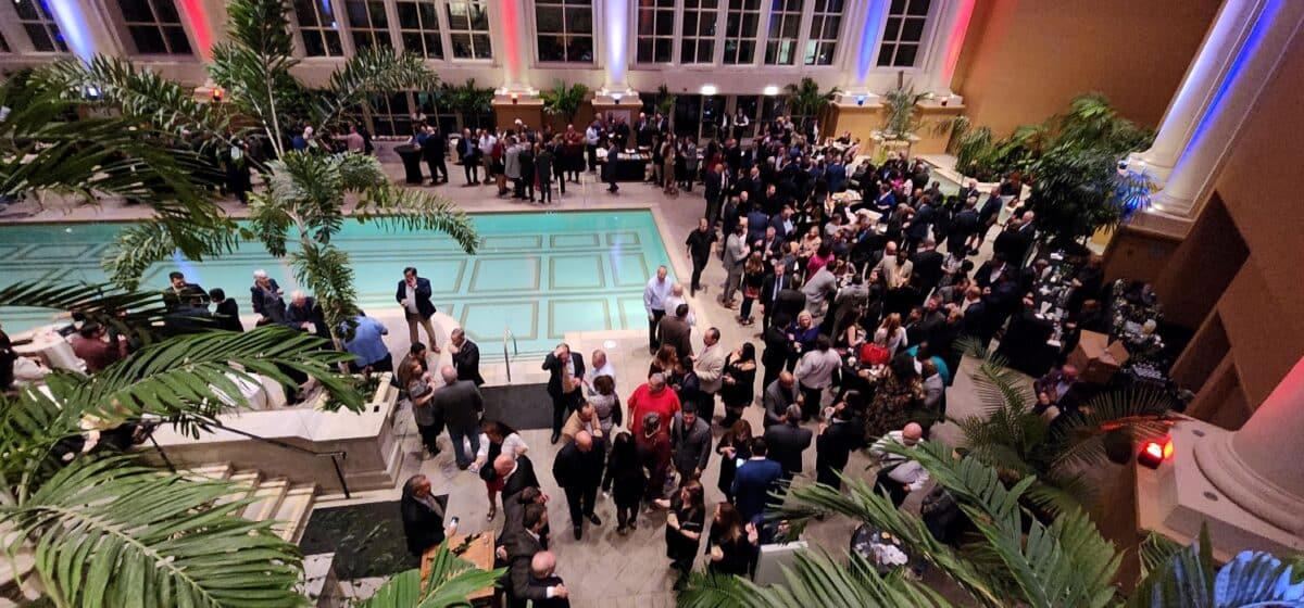 New Jersey cannabis policy at the League of Municipalities in Atlantic City. Party pictured here