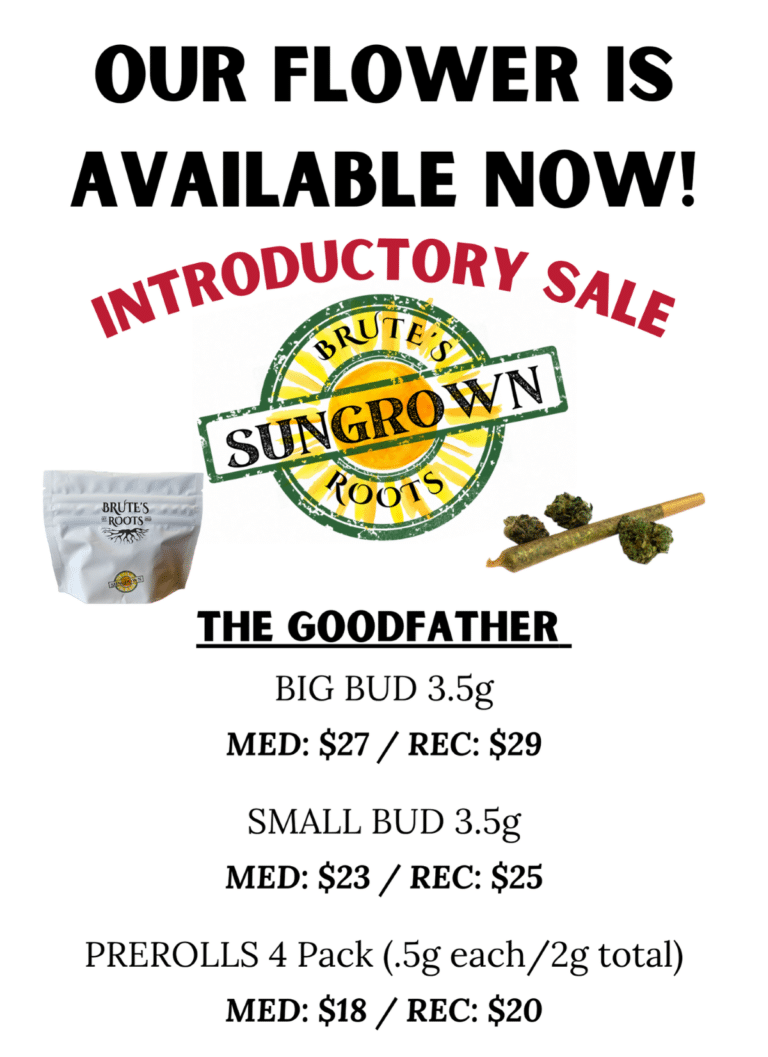 Brute's Roots New Jersey adult use cannabis flower products