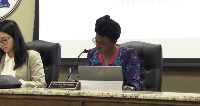 NJCRC New Jersey weed licenses announced at meeting chaired by Dianna Houenou, pictured here