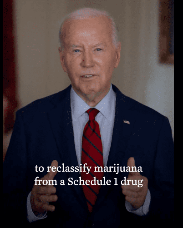 President Joe Biden Marijuana Rescheduling Schedule III announcement