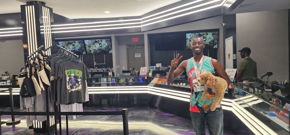 Simply Pure Trenton Dispensary of Ewing pictured with owner Tahir Johnson
