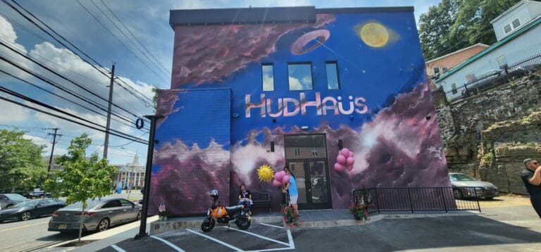 HudHaus dispensary in North Bergen open for cannabis sales exterior displayed