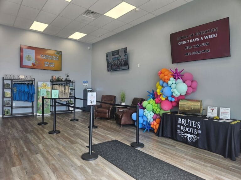 Brute's Roots Dispensary in Egg Harbor displayed