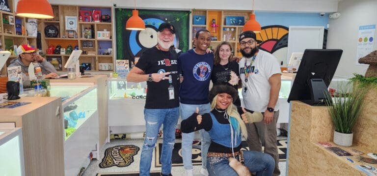 Puffin Store cannabis dispensary in New Brunswick in Central Jersey celebrates 1 year anniversary. Insider and owners pictured here.