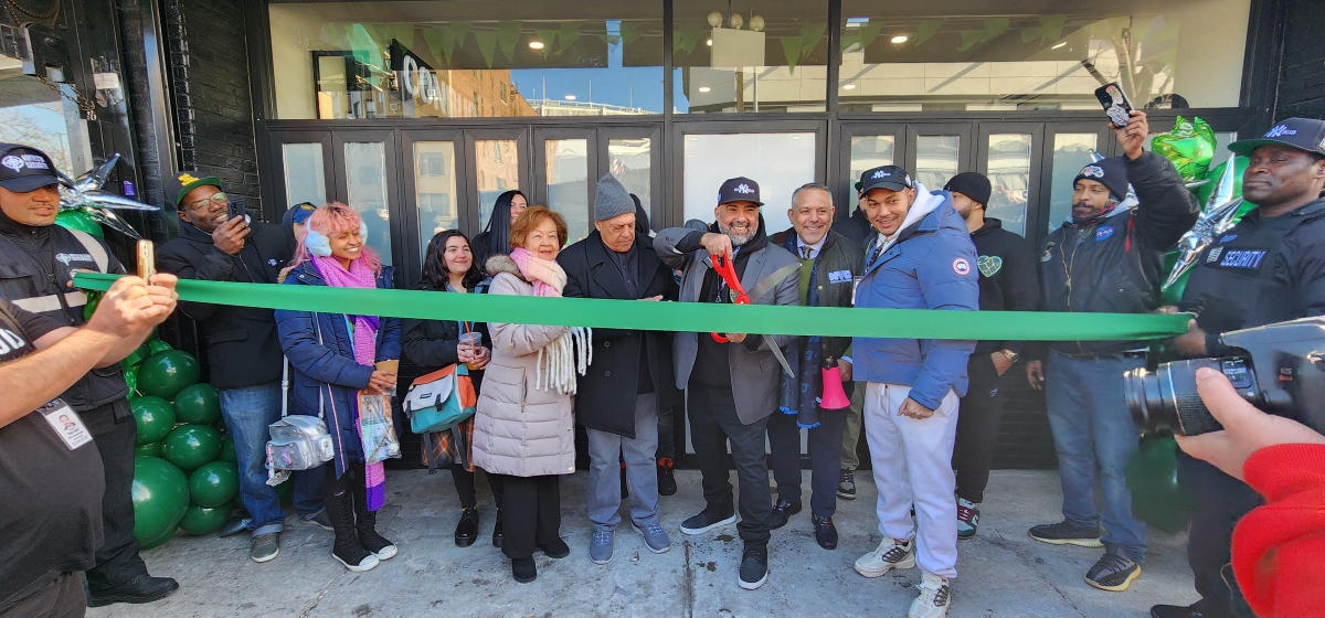 CONBUD Dispensary by Yankee Stadium in the Bronx opens, pictured here