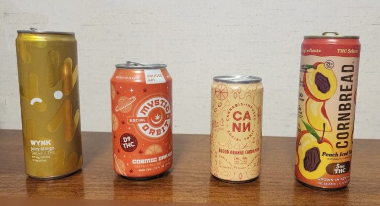 THC Seltzers hemp infused