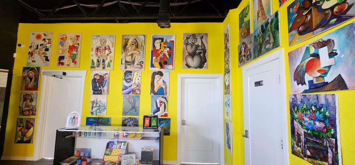 AC Leef dispensary Atlantic City art