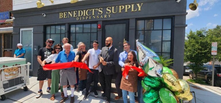 Benedict's Supply Ribbon Cutting Jersey City dispensary