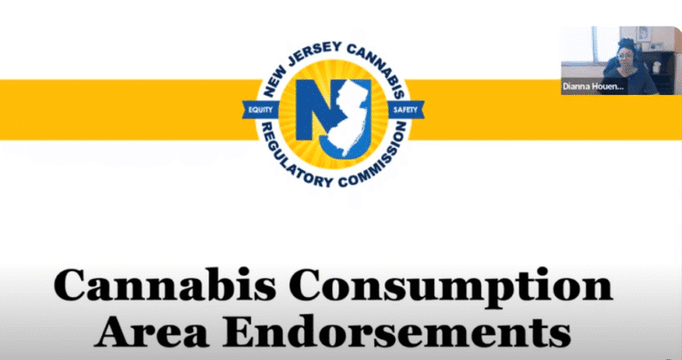Cannabis Consumption Area Endorsements NJ CRC