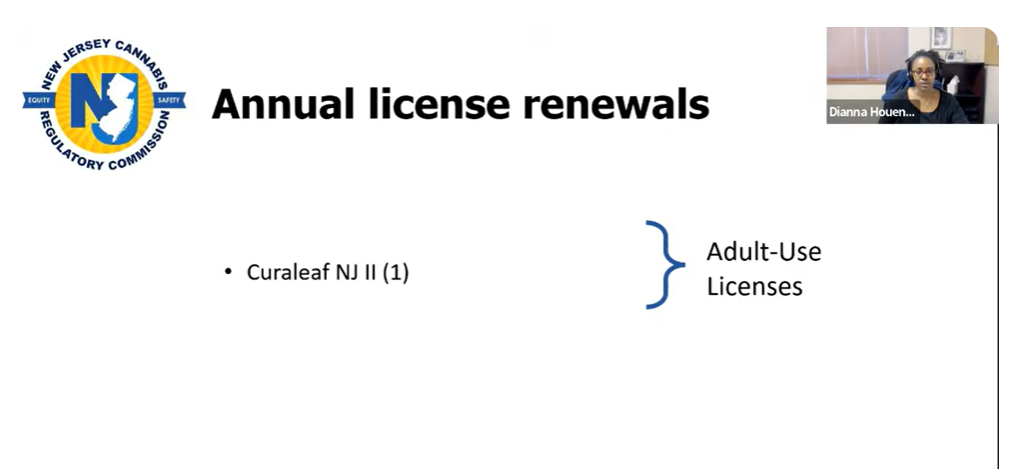 NJ-CRC OKs Curaleaf License Renewal Despite Labor Issues, Defends Progress